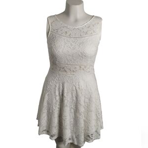 Chocolate USA Women's Softgirl Lace‎ Mini Dainty Office Siren Dress size L